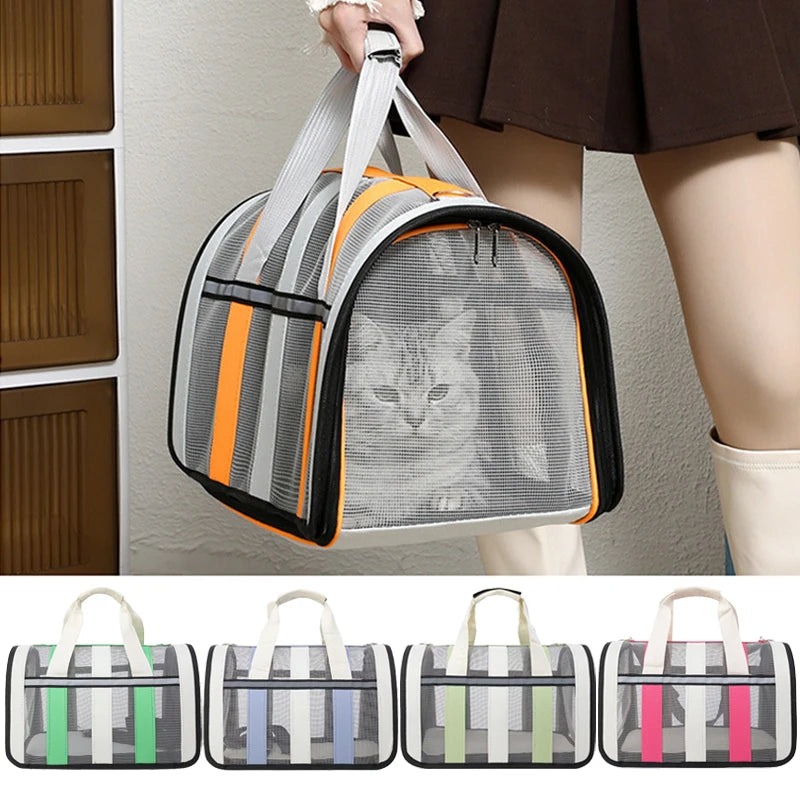 Sac de Transport pour Chat en Toile