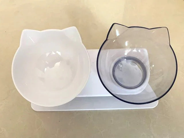 Bol Double pour Chat Anti-dérapant
