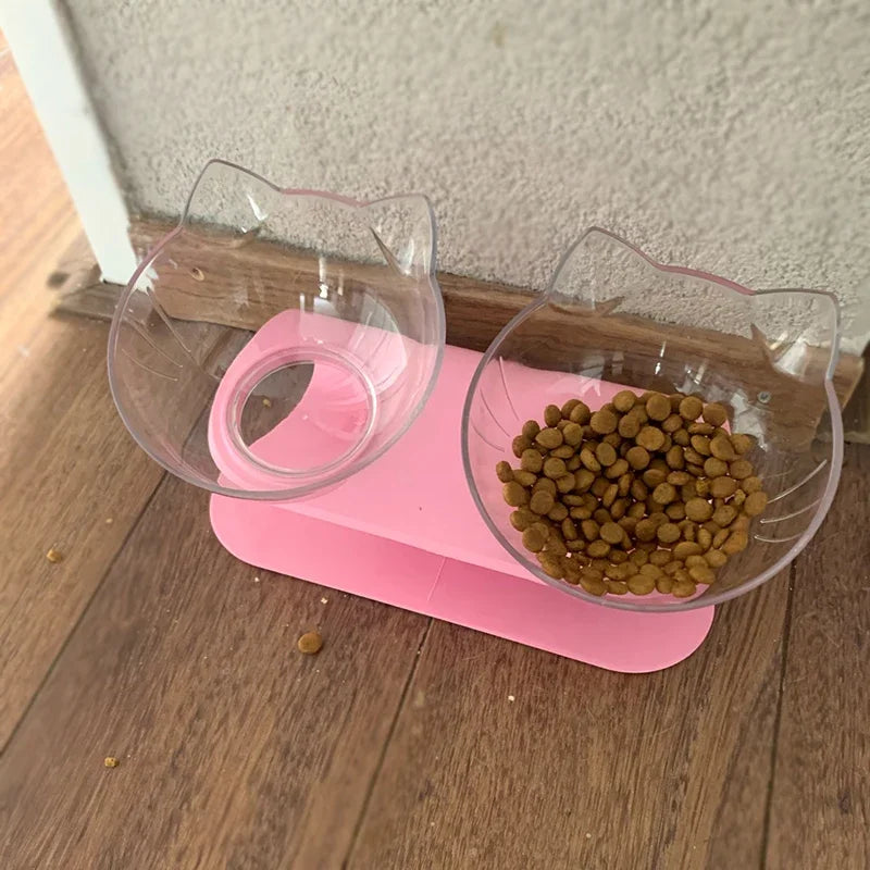 Bol Double pour Chat Anti-dérapant