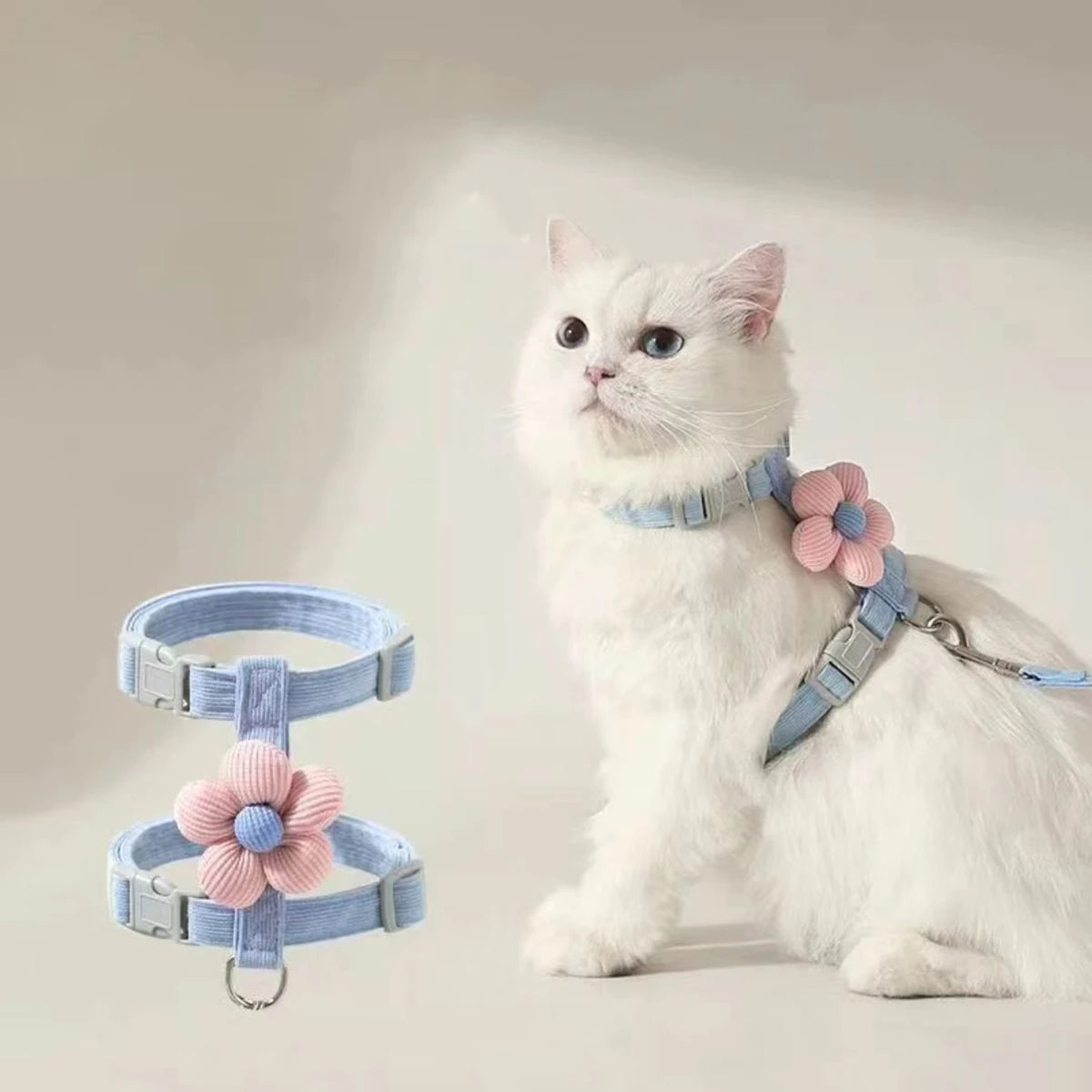 Harnais Fleur pour chat