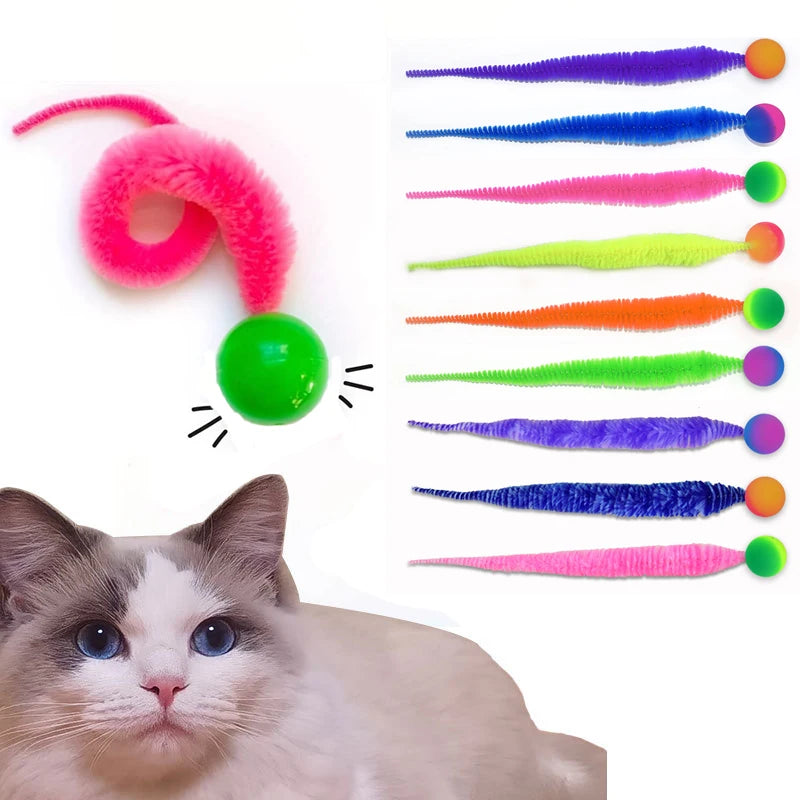Balle Rebondissante à Queue pour Chat