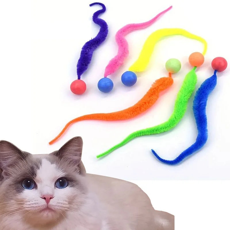 Balle Rebondissante à Queue pour Chat