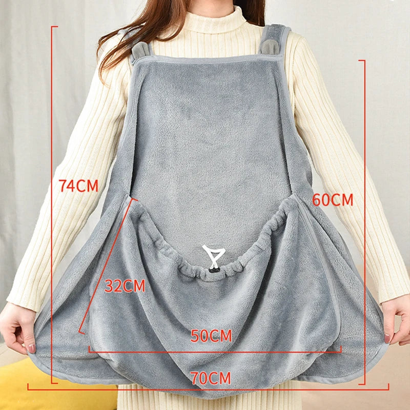 Grand Sac Ventral Confortable pour Chat