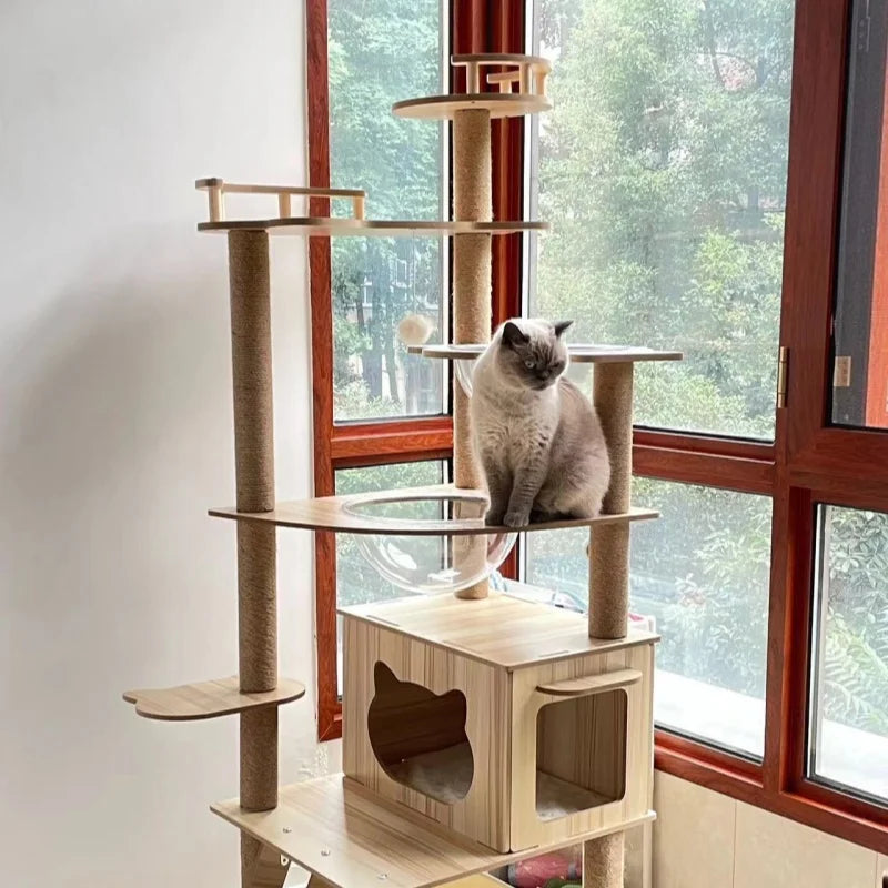 Tour à Chat en Bois