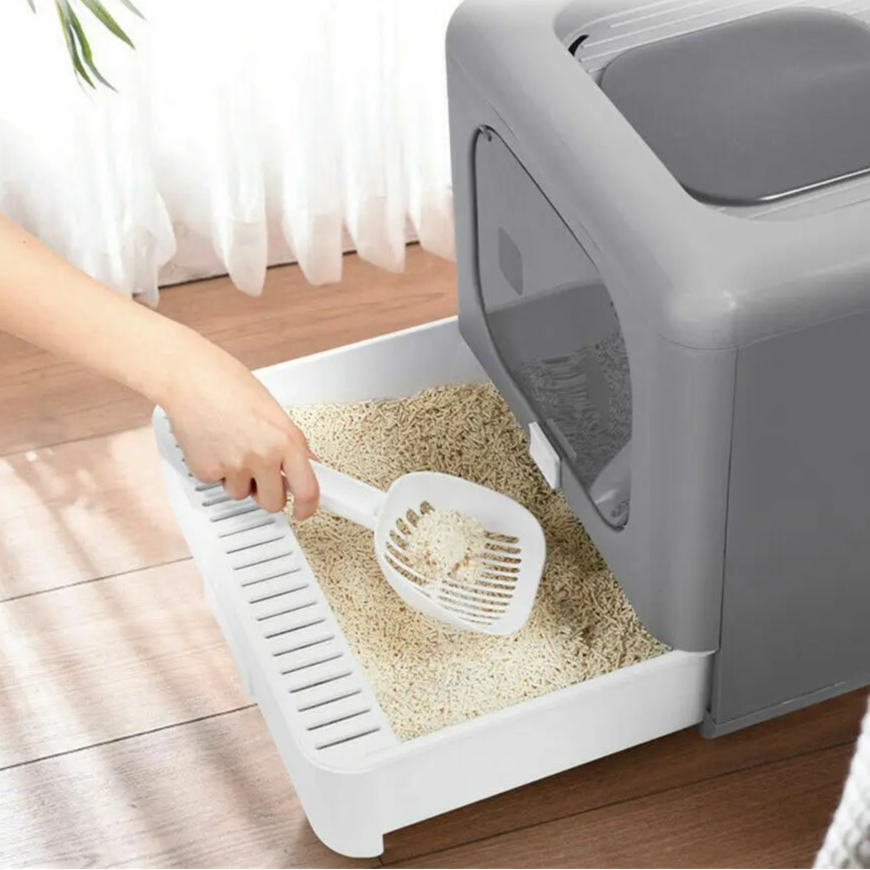 Bac à Litière pour Chat Pliable
