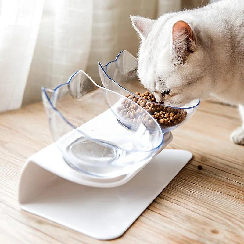 Bol Double pour Chat Anti-dérapant