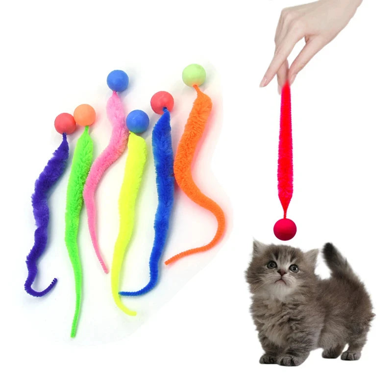 Balle Rebondissante à Queue pour Chat