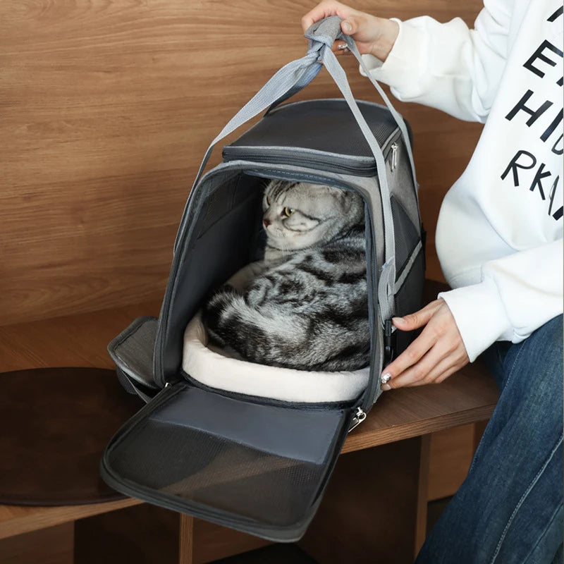 Sac de Transport pour Chat Confortable