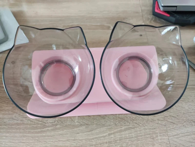 Bol Double pour Chat Anti-dérapant