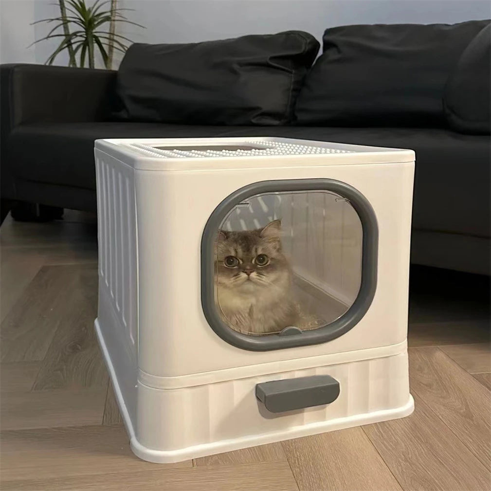 Bac à Litière Tiroir pour Chat