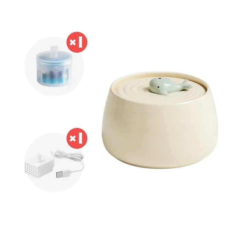Fontaine à Eau en Céramique pour Chat