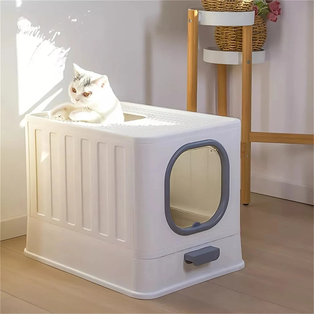Bac à Litière Tiroir pour Chat