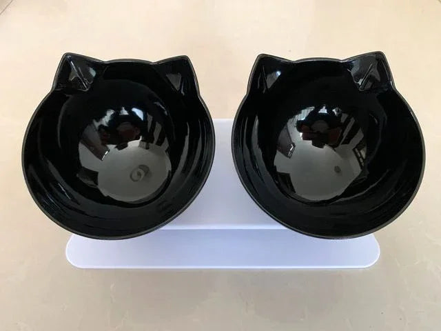 Bol Double pour Chat Anti-dérapant
