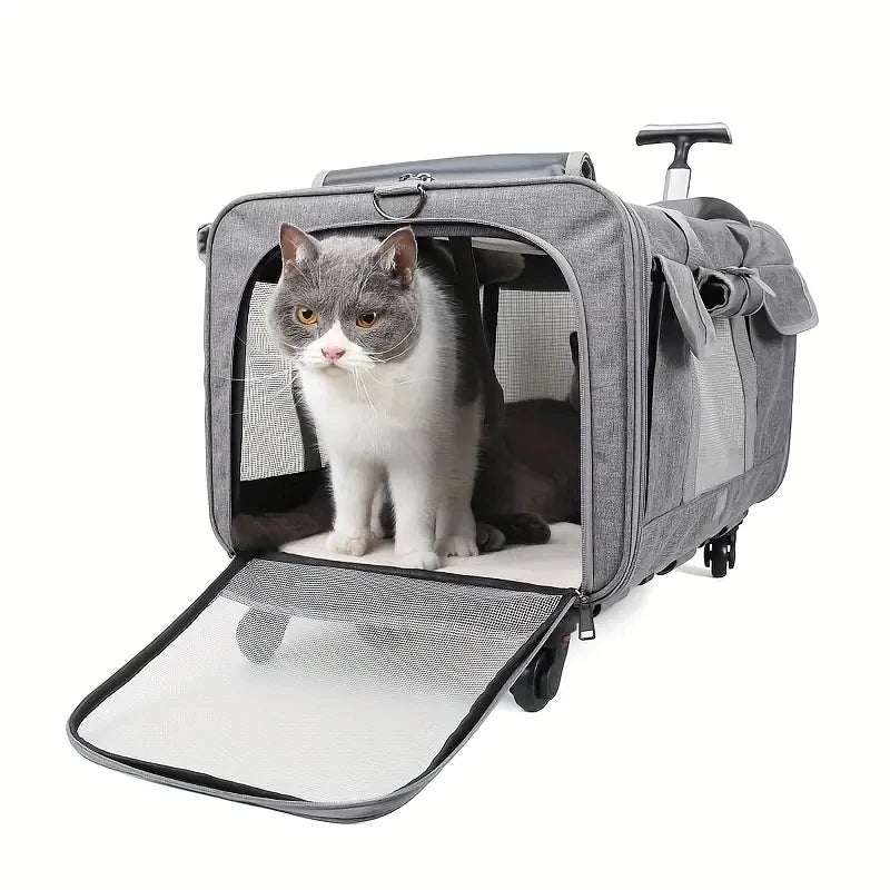 Valise à Roulette pour Chat