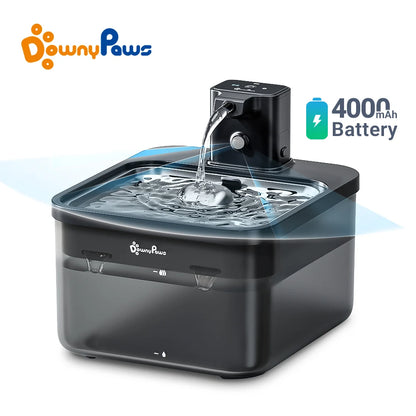 Fontaine à Eau Automatique pour Chat en Acier Inoxydable