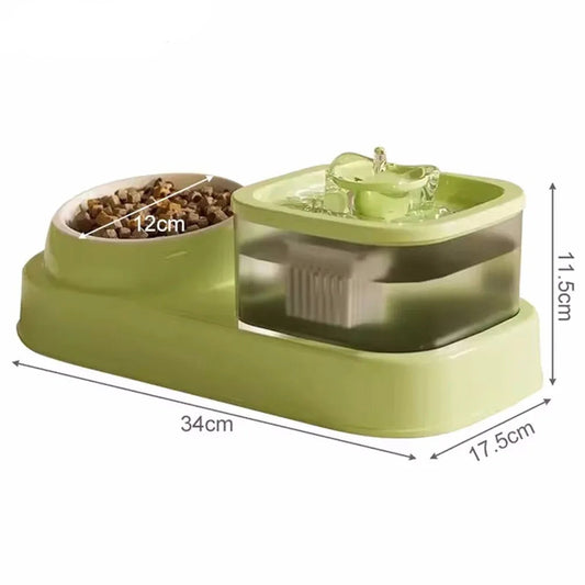 Fontaine à Eau USB et Gamelle pour Chat