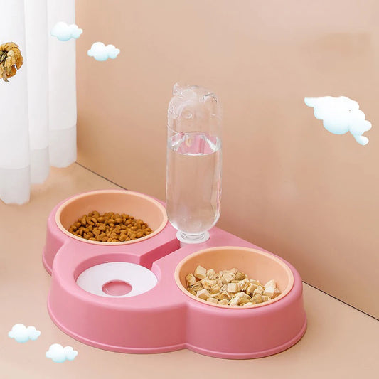 Gamelle 3 en 1 pour Chat d'Intérieur