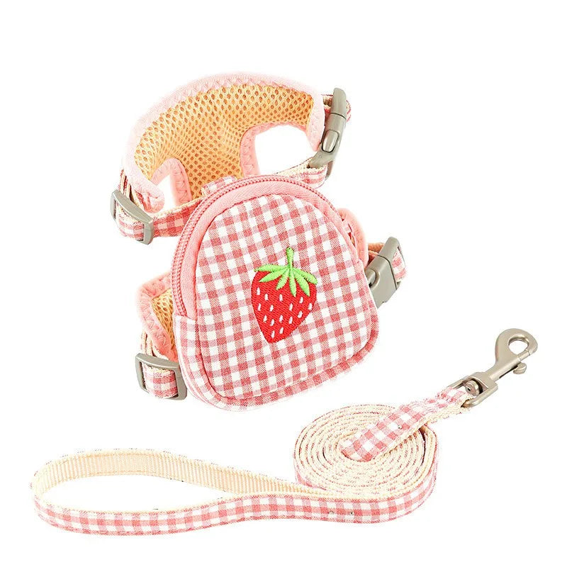 Harnais avec Sac à Dos pour Chat