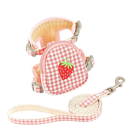 Harnais avec Sac à Dos pour Chat