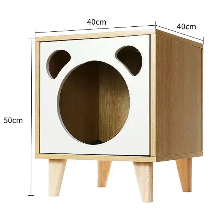 Maison Table de Chavet pour Chat en Bois
