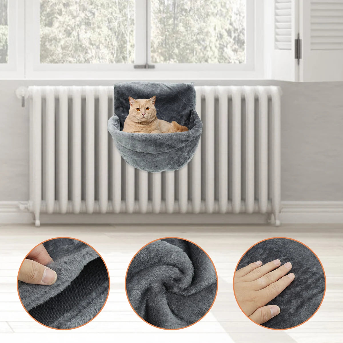 Lit Chaud Confortable Suspendu pour Chat