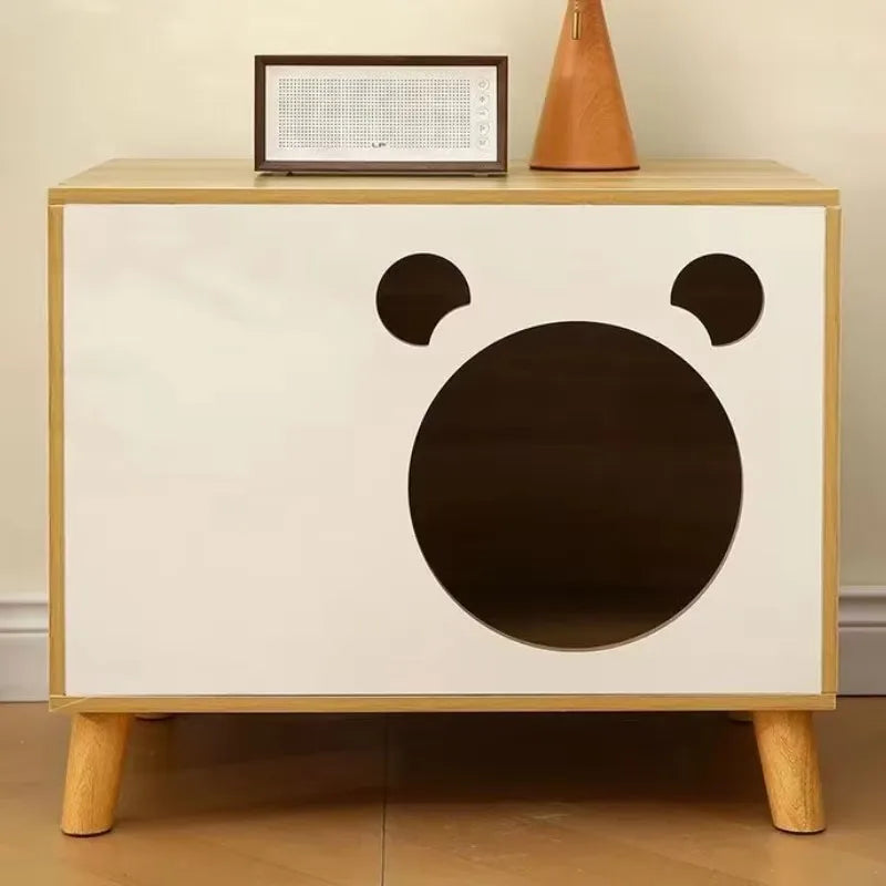 Maison Table de Chavet pour Chat en Bois