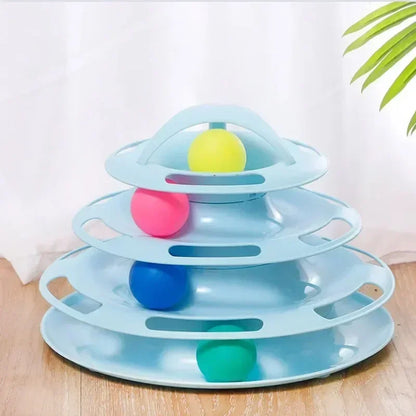 Tour Balles Roulantes pour Chat