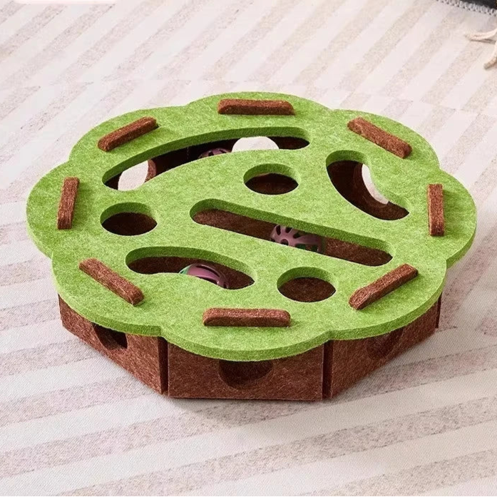 Jouet Puzzle Interactif pour Chat