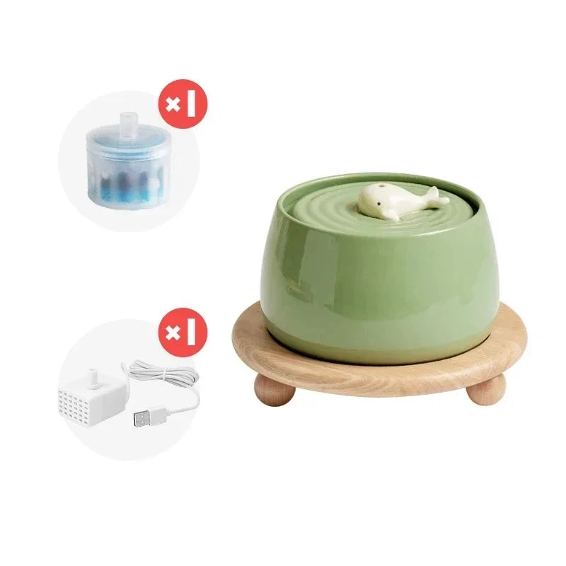 Fontaine à Eau en Céramique pour Chat