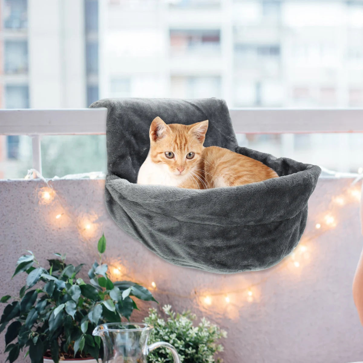 Lit Chaud Confortable Suspendu pour Chat