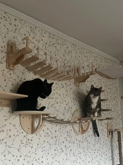 Maison en Bois suspendue pour Chat