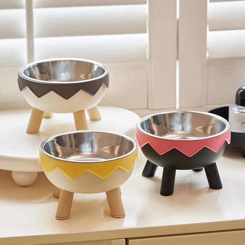 Gamelle Colorée et Surélevée pour Chat
