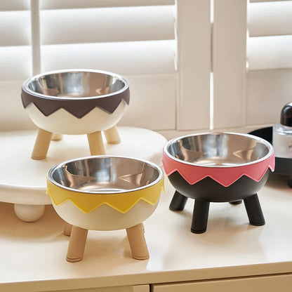 Gamelle Colorée et Surélevée pour Chat