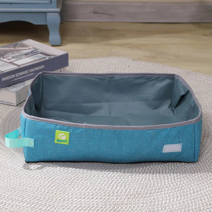Bac à Litière Pliable et Portable pour Chat