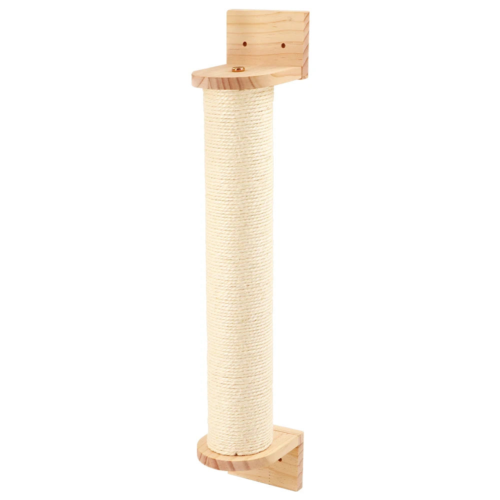 Fixation Murale en Bois pour Chat