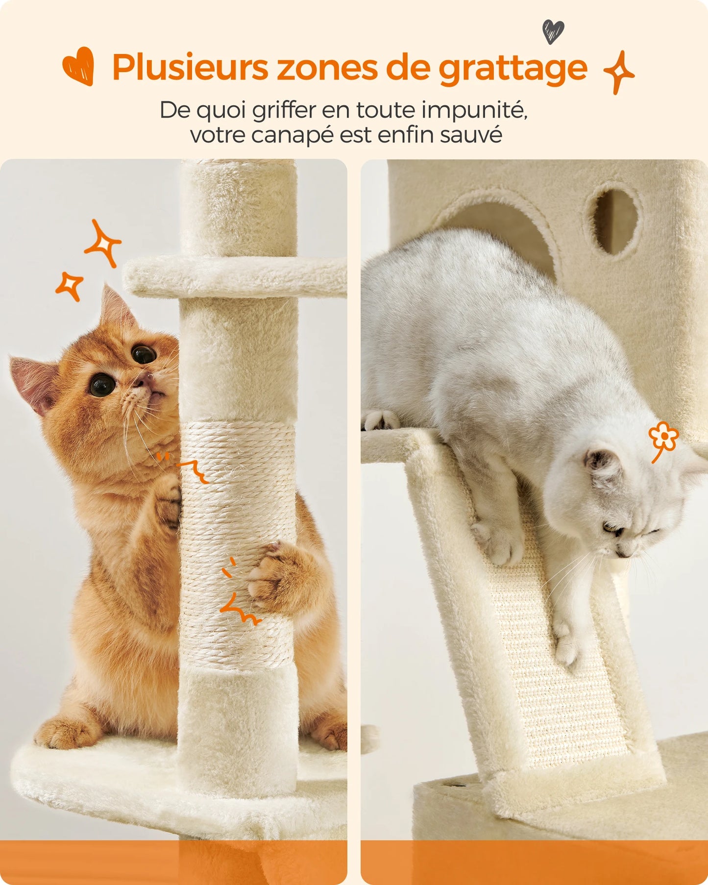 Grand Arbre à Chat 206cm