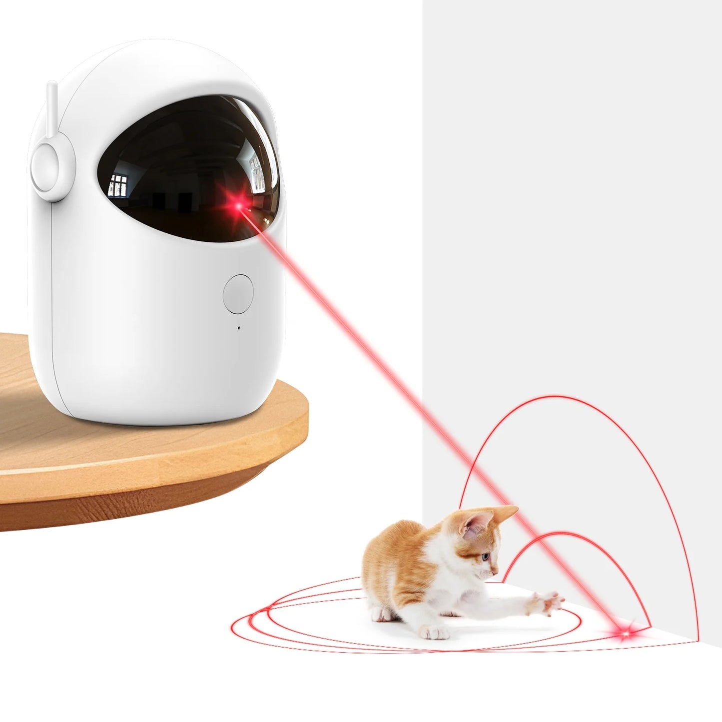 Laser Automatique Rechargeable pour Chat d'Intérieur