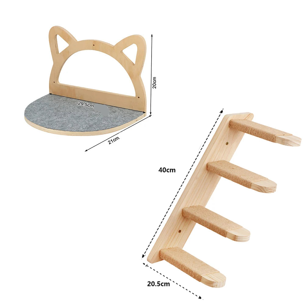 Maison en Bois suspendue pour Chat