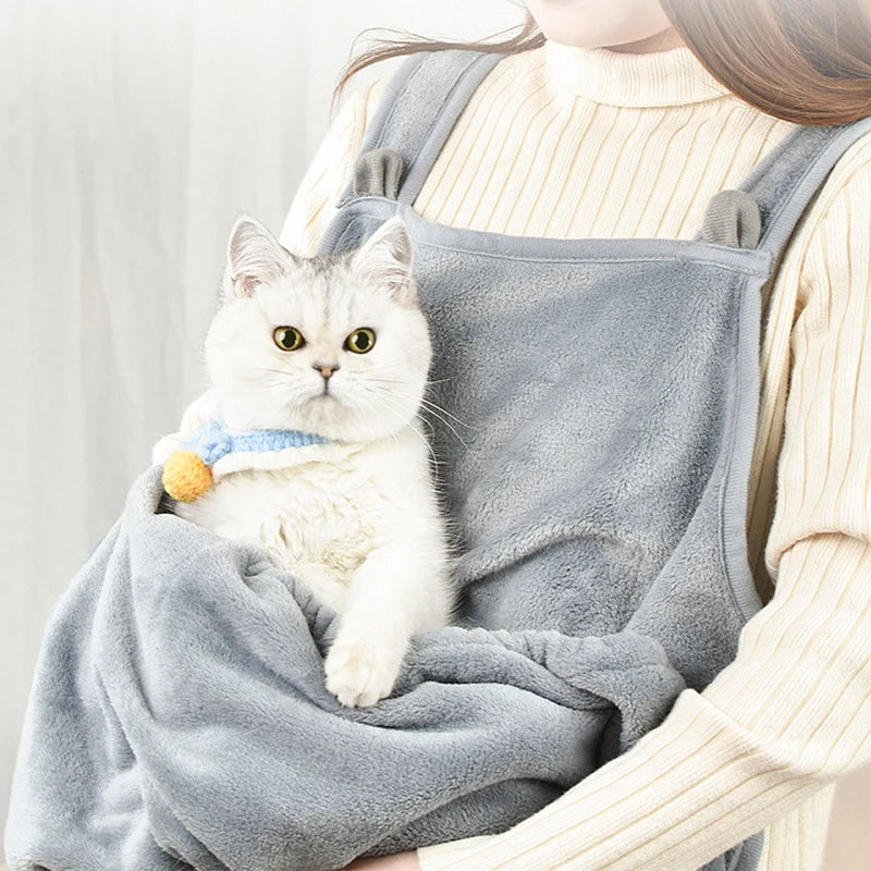 Grand Sac Ventral Confortable pour Chat