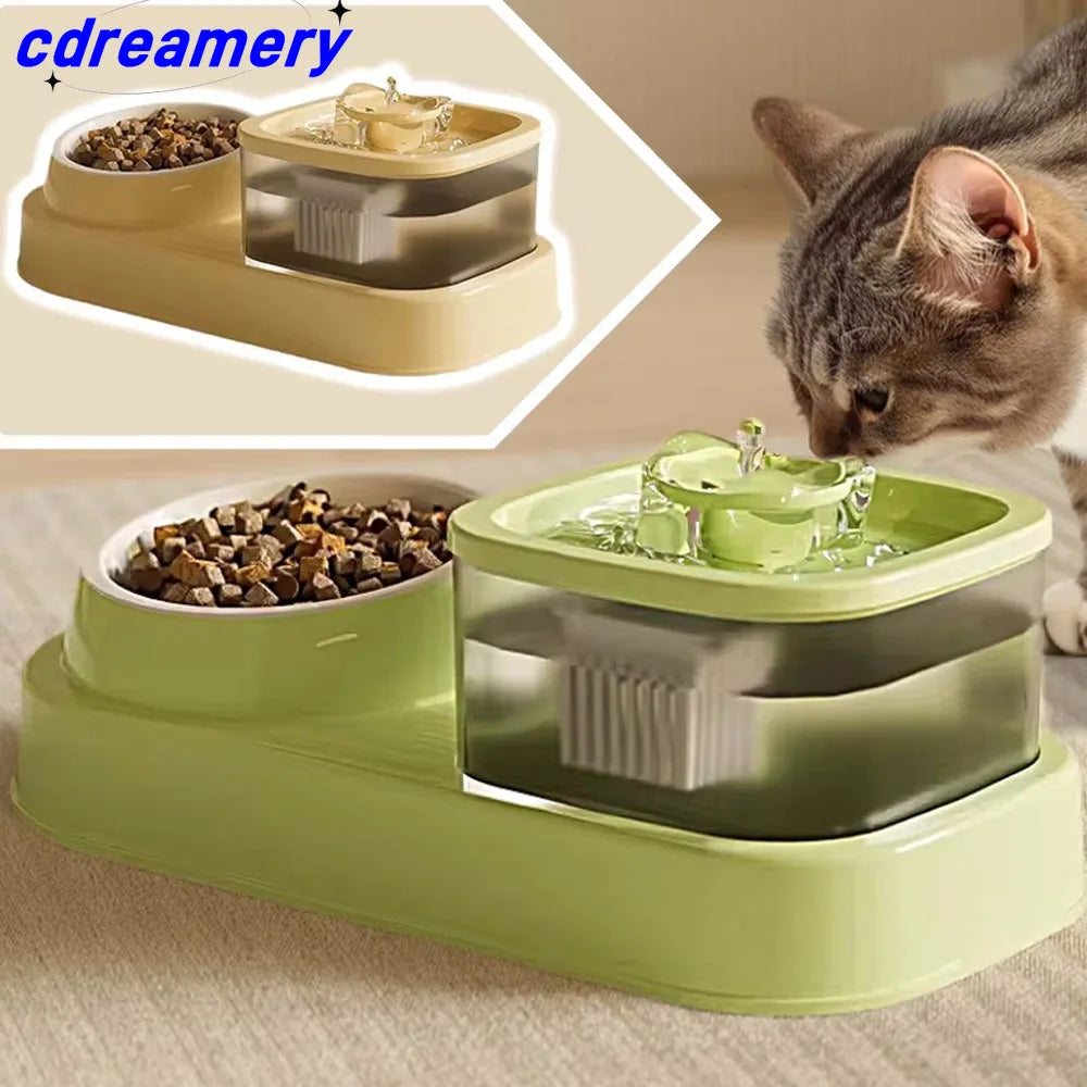 Fontaine à Eau USB et Gamelle pour Chat