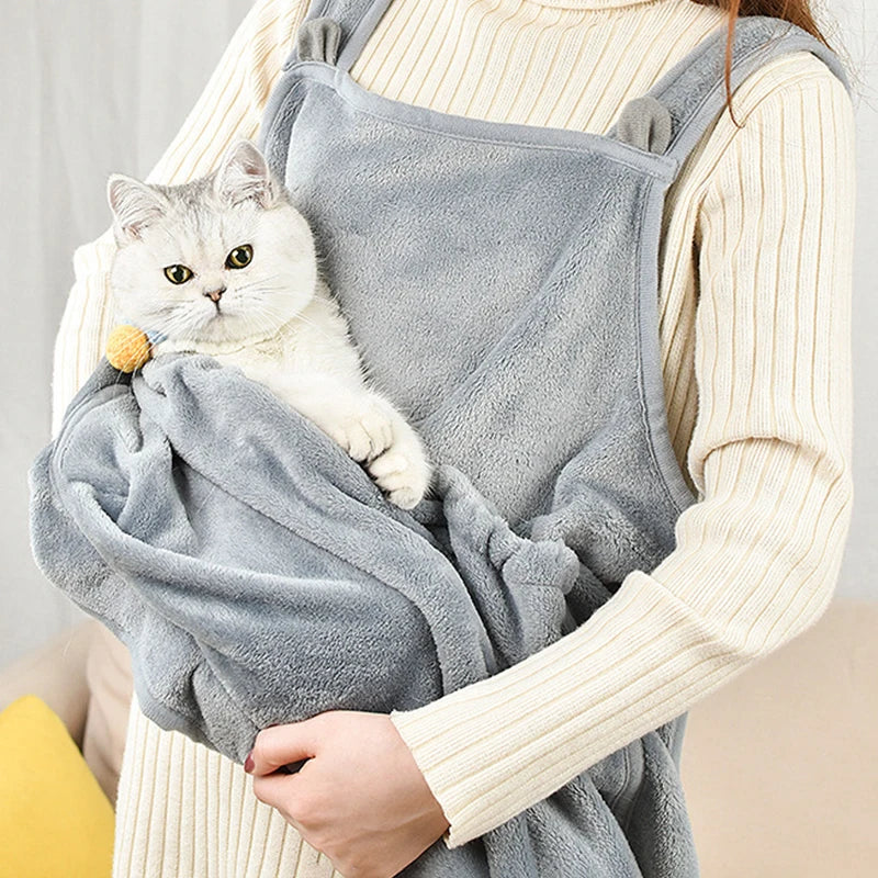 Grand Sac Ventral Confortable pour Chat