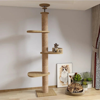 Grand Arbre à Chat du Sol au Plafond
