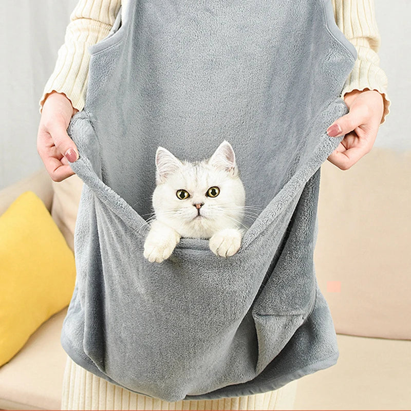 Grand Sac Ventral Confortable pour Chat