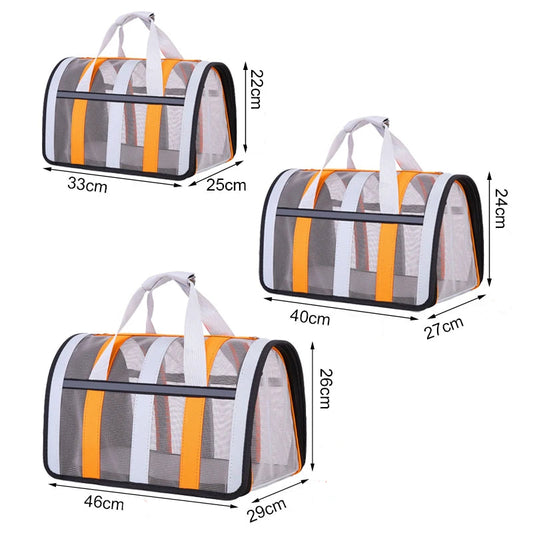 Sac de Transport pour Chat en Toile