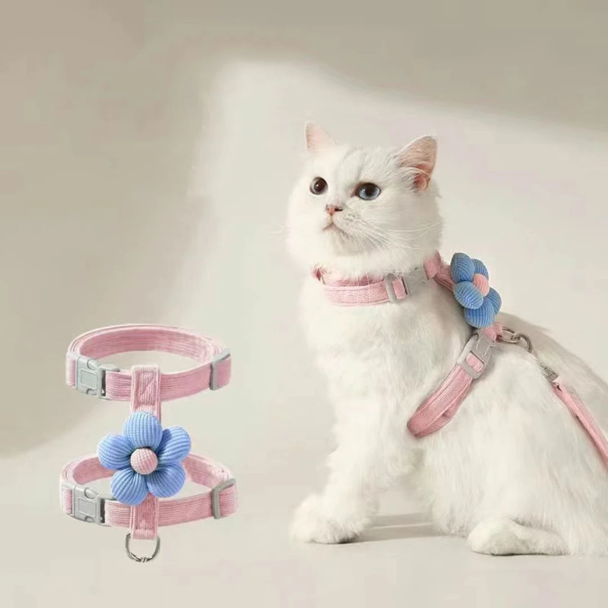 Harnais Fleur pour chat