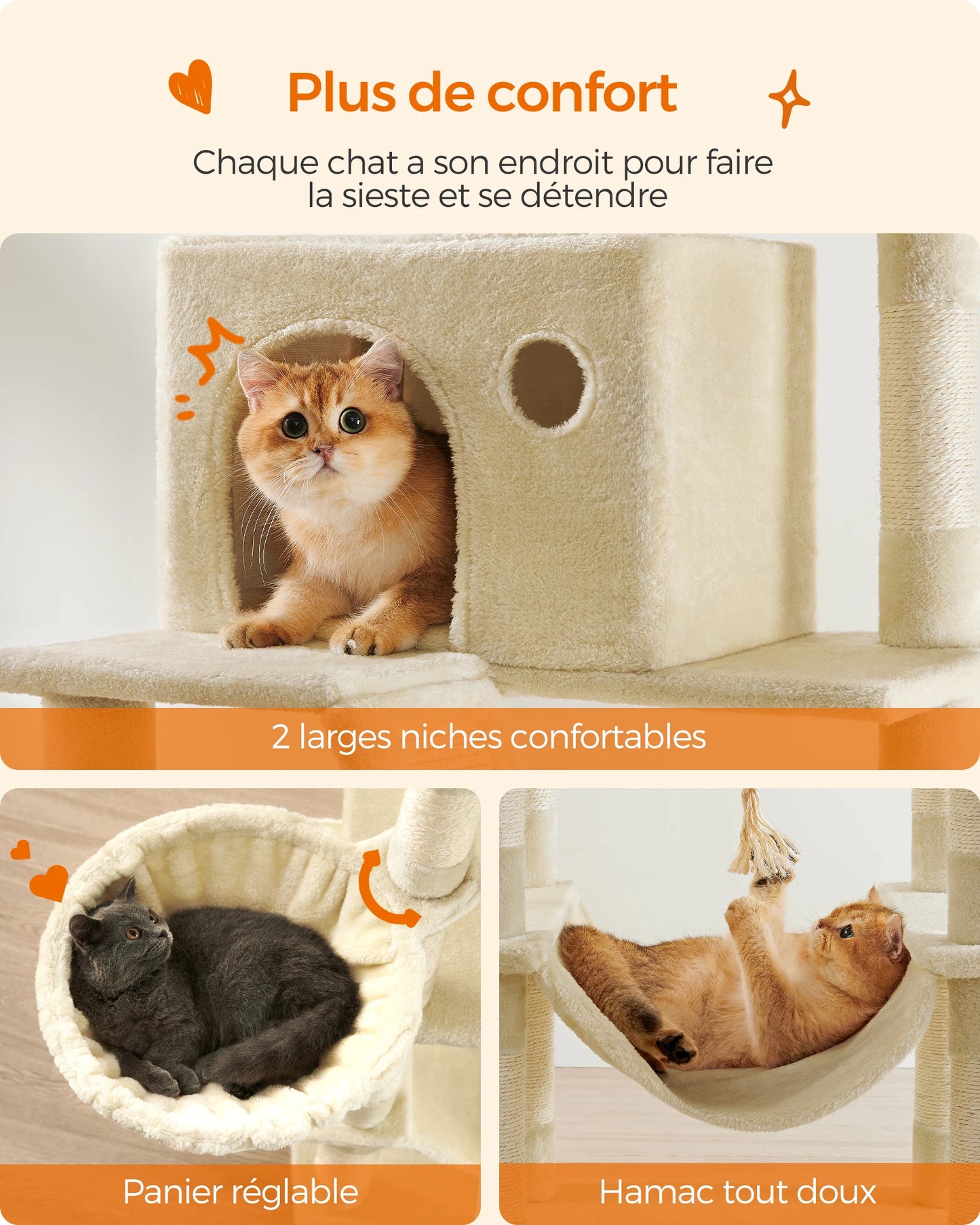 Grand Arbre à Chat 206cm