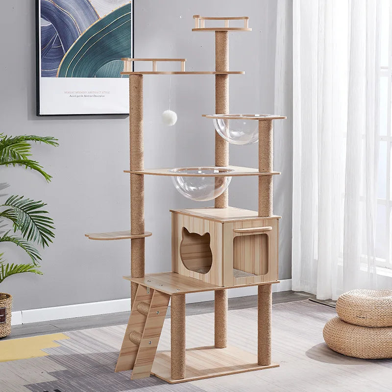 Tour à Chat en Bois