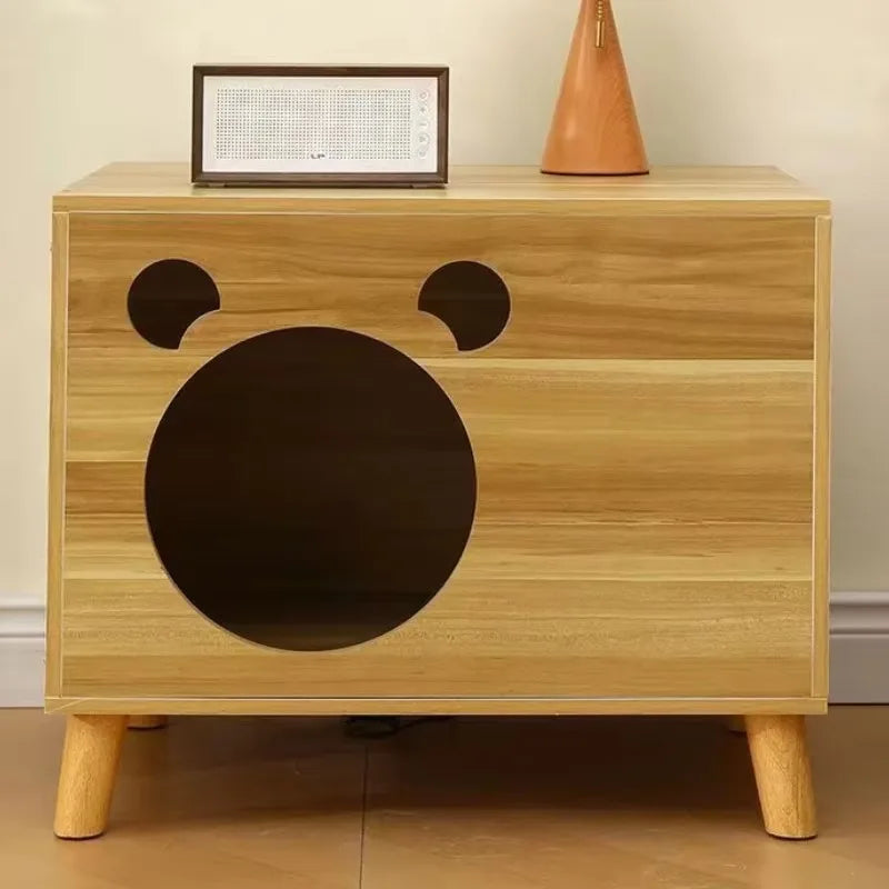 Maison Table de Chavet pour Chat en Bois