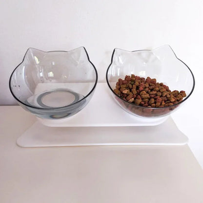 Bol Double pour Chat Anti-dérapant